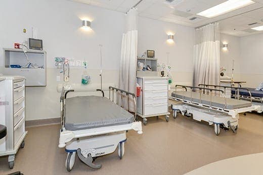 Medical spa treatment area