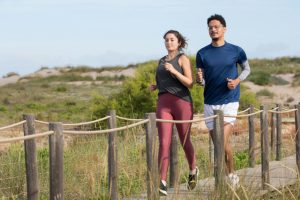 couple jogging